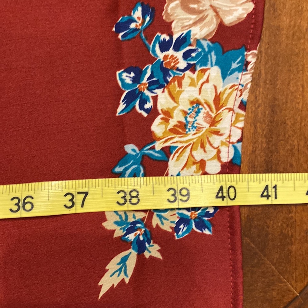 Floral Cold Shoulder knee length dress New size 3XL - Picture 10 of 12